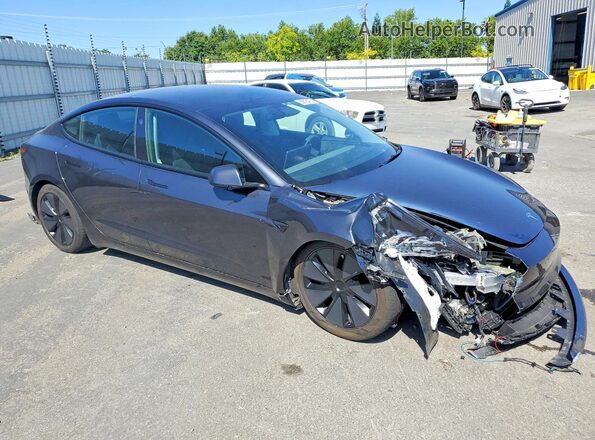 5YJ3E1EA1SF079236 2025 TESLA MODEL Charcoal წინა მარჯვენა