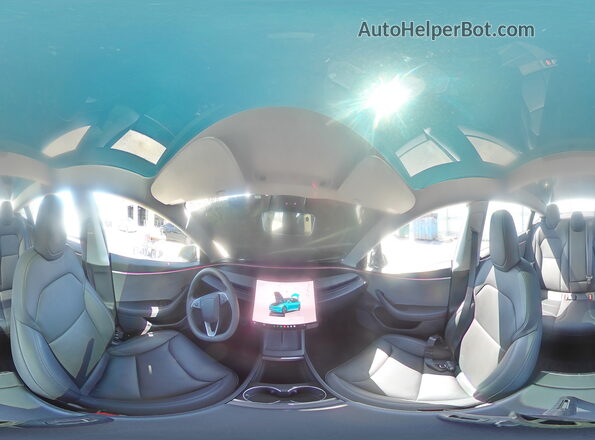 5YJ3E1EA1SF079236 2025 TESLA MODEL Charcoal VIN კოდის სტიკერის ხედი