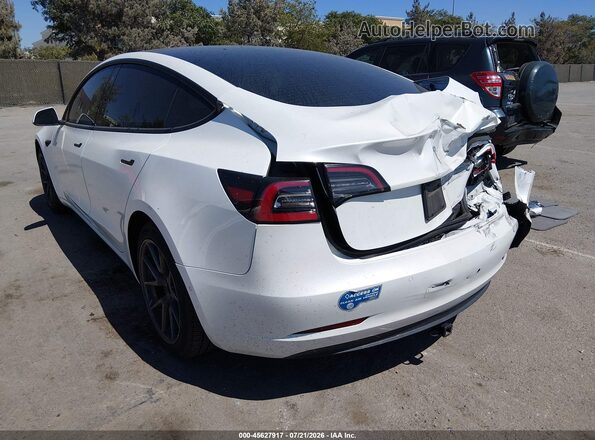 5YJ3E1EA2MF018593 2021 TESLA MODEL 3 White Դիմացի տեսք