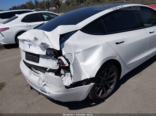 5YJ3E1EA2MF018593 2021 TESLA MODEL 3 White 