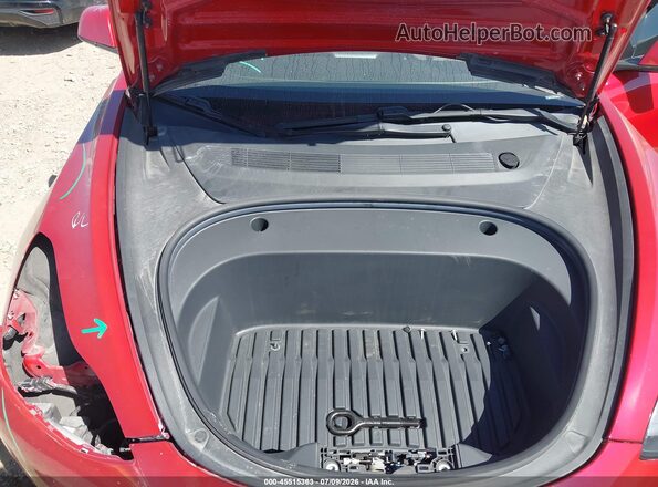 5YJ3E1EA2MF090412 2021 TESLA MODEL 3 Red უკანა ხედი
