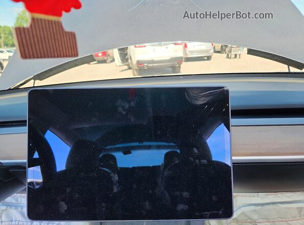 5YJ3E1EA2MF907331 2021 TESLA MODEL Gray Instrument cluster view