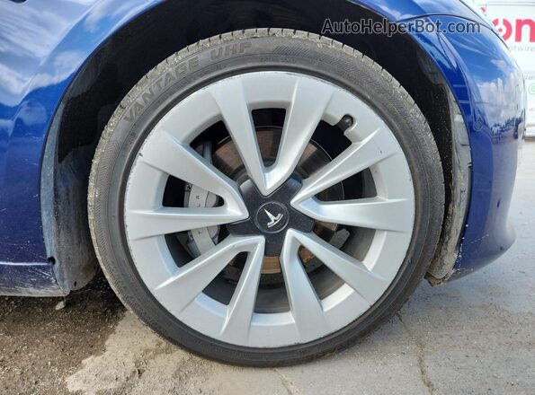 5YJ3E1EA2NF289901 2022 TESLA MODEL Blue 