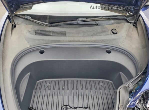 5YJ3E1EA2NF294922 2022 TESLA MODEL Blue Vista interior trasera