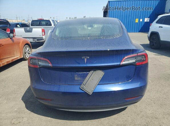 5YJ3E1EA2NF294922 2022 TESLA MODEL Blue Vista trasera