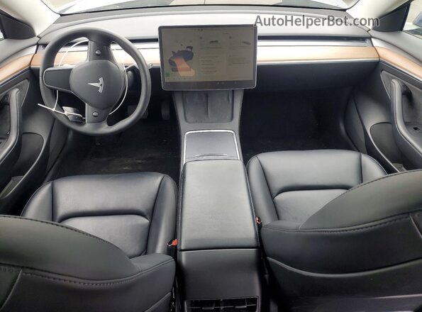 5YJ3E1EA2NF294922 2022 TESLA MODEL Blue Vista del salpicadero