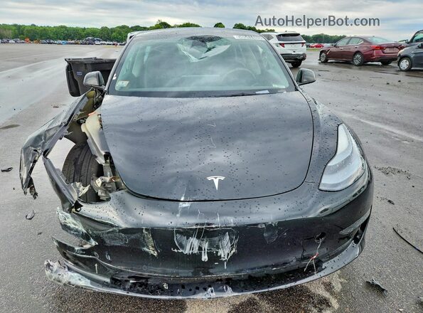 5YJ3E1EA2NF368484 2022 TESLA MODEL Черный Вид спереди