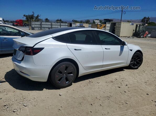 5YJ3E1EA2PF612654 2023 TESLA MODEL White Задня права чверть