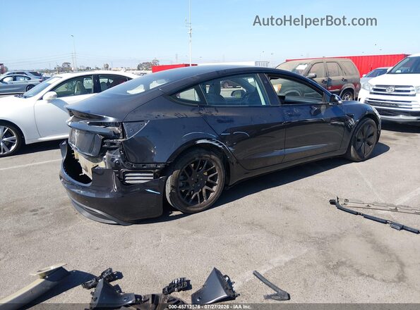 5YJ3E1EA2RF742968 2024 TESLA MODEL 3 Gray Rear right