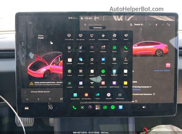 5YJ3E1EA2RF742968 2024 TESLA MODEL 3 Gray 