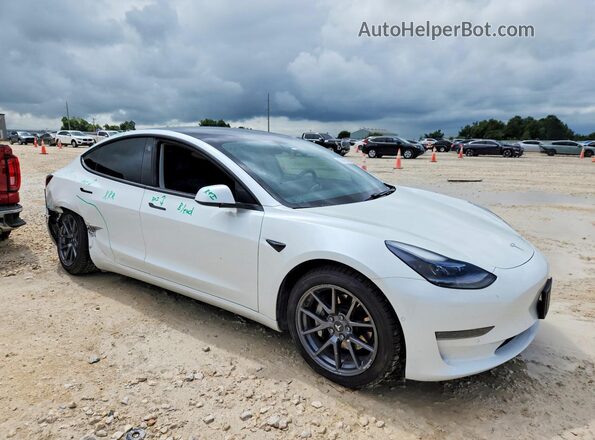 5YJ3E1EA3MF017274 2021 TESLA MODEL White წინა მარჯვენა