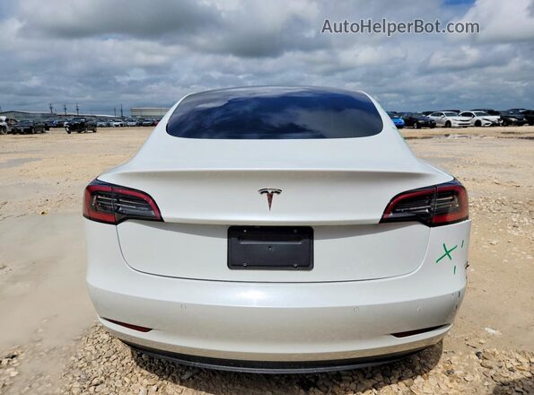 5YJ3E1EA3MF017274 2021 TESLA MODEL White უკანა ხედი