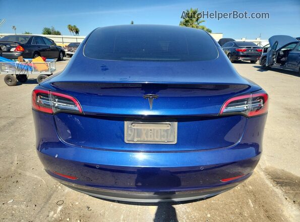 5YJ3E1EA3MF919536 2021 TESLA MODEL Blue Vista trasera