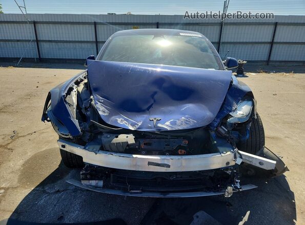 5YJ3E1EA3MF919536 2021 TESLA MODEL Blue Vista frontal