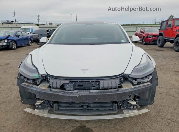 5YJ3E1EA3MF923473 2021 TESLA MODEL Белый Вид спереди