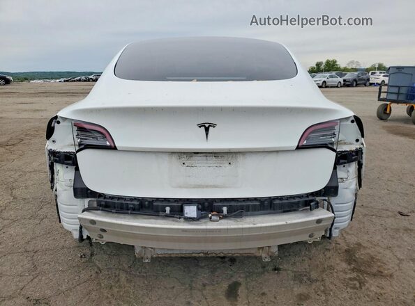 5YJ3E1EA3MF923473 2021 TESLA MODEL Белый Вид сзади