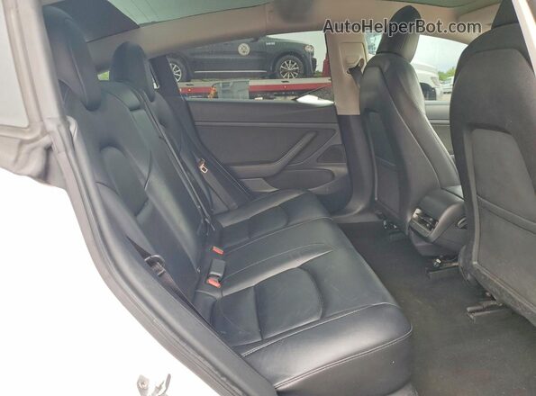 5YJ3E1EA3MF923473 2021 TESLA MODEL Белый Вид задних сидений