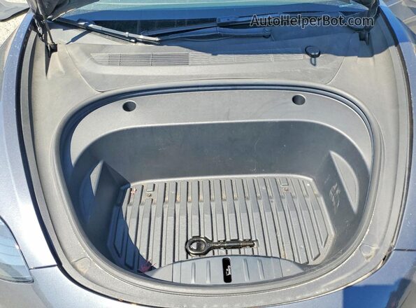 5YJ3E1EA3NF304695 2022 TESLA MODEL Серый Вид задней части салона
