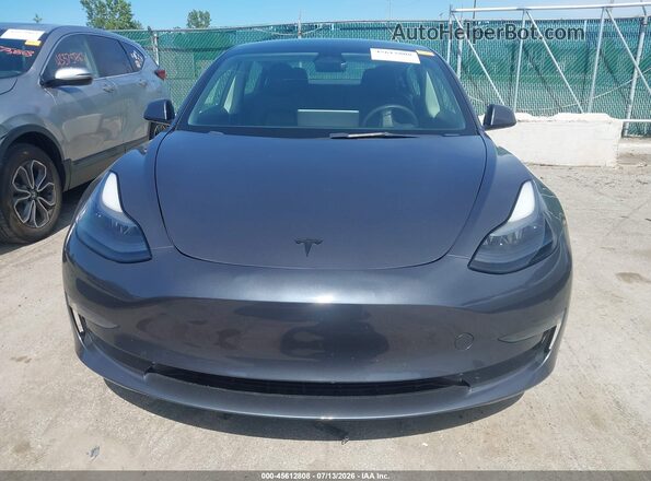 5YJ3E1EA3PF428601 2023 TESLA MODEL 3 Gray Widok zestawu wskaźników