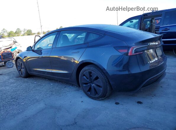 5YJ3E1EA3RF744129 2024 TESLA MODEL Gray უკანა მარცხენა