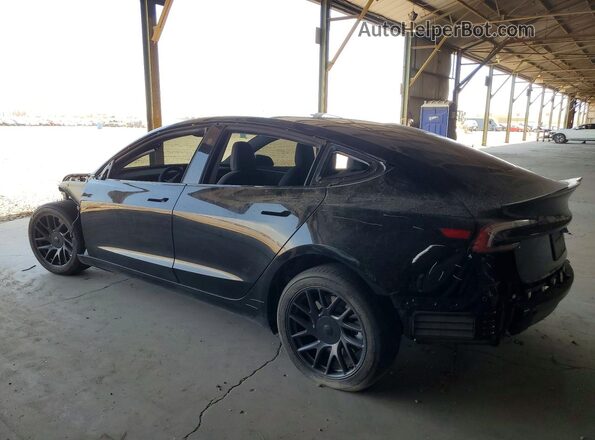 5YJ3E1EA3RF855358 2024 TESLA MODEL Black Trasero izquierdo