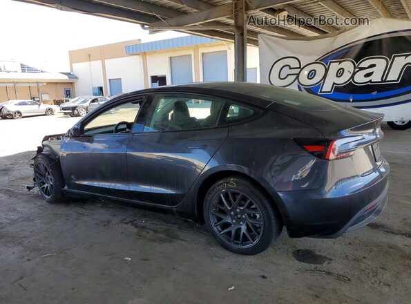 5YJ3E1EA3SF894232 2025 TESLA MODEL Gray Задня ліва чверть