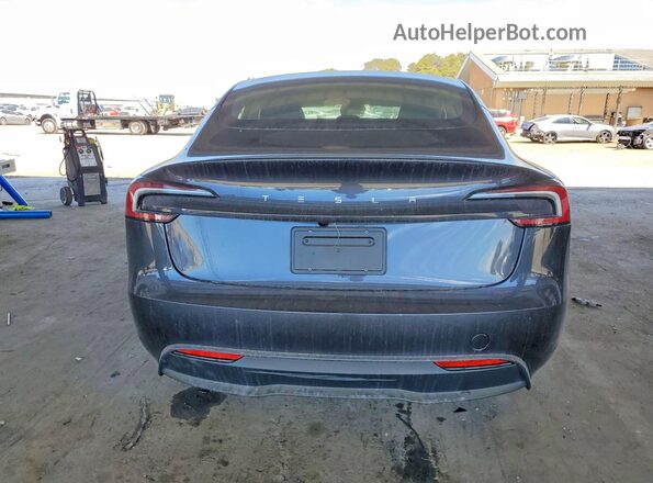 5YJ3E1EA3SF894232 2025 TESLA MODEL Gray Вид ззаду