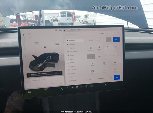 5YJ3E1EA3SF953232 2025 TESLA MODEL 3 Dark Blue 