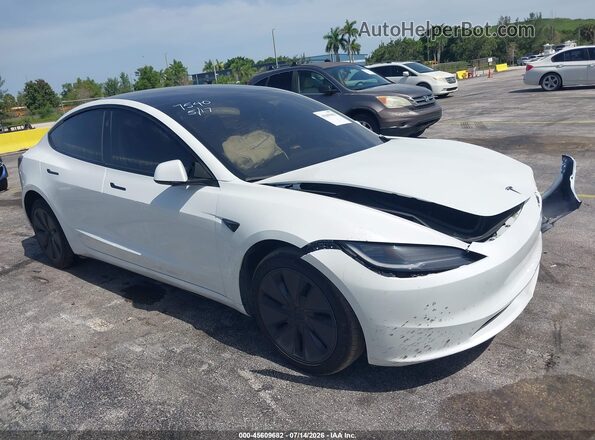 5YJ3E1EA3TF147540 2026 TESLA MODEL 3 White 