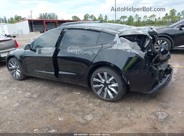5YJ3E1EA3TF170364 2026 TESLA MODEL 3 Черный Задняя левая четверть
