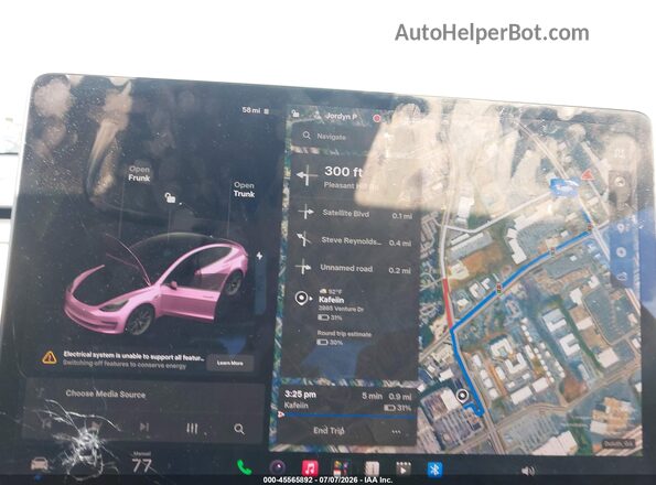 5YJ3E1EA4KF306807 2019 TESLA MODEL 3 Gray 