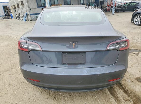 5YJ3E1EA4LF799146 2020 TESLA MODEL Gray Вид ззаду