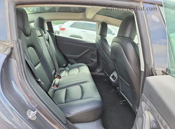 5YJ3E1EA4NF332876 2022 TESLA MODEL Бирюзовый Вид задних сидений