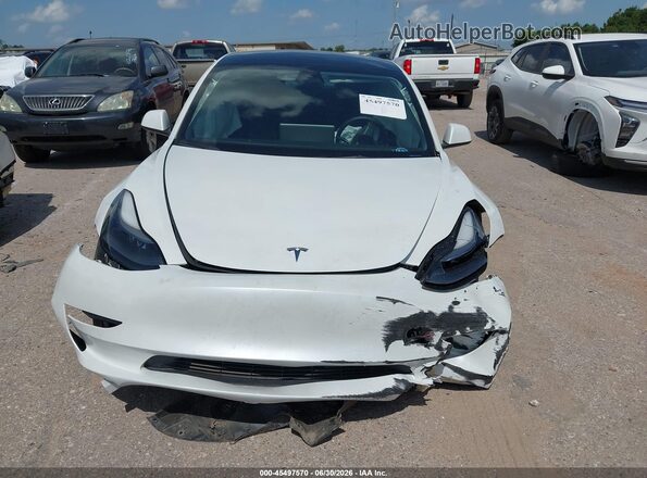 5YJ3E1EA4PF490475 2023 TESLA MODEL 3 White Սարքավորումների վահանակի տեսք