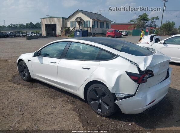 5YJ3E1EA4PF577535 2023 TESLA MODEL 3 White Trasero izquierdo