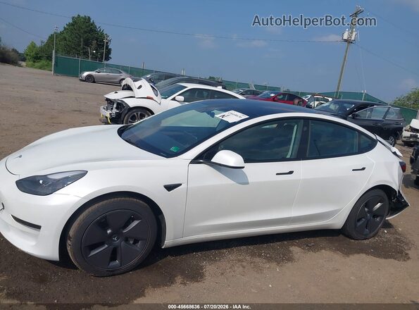 5YJ3E1EA4PF577535 2023 TESLA MODEL 3 White Vista interior de 360 grados