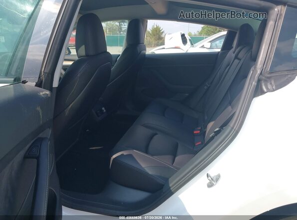 5YJ3E1EA4PF577535 2023 TESLA MODEL 3 White Vista de la etiqueta del VIN
