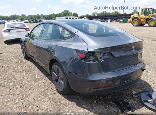 5YJ3E1EA4PF710875 2023 TESLA MODEL 3 Gray Задня ліва чверть