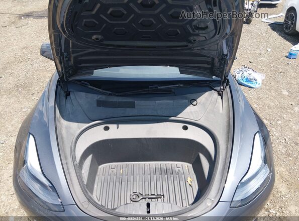 5YJ3E1EA4PF710875 2023 TESLA MODEL 3 Gray Вид ззаду