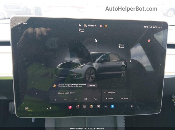 5YJ3E1EA4PF710875 2023 TESLA MODEL 3 Gray 