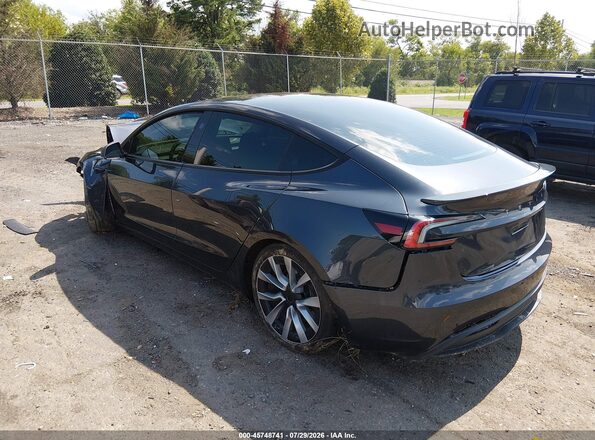 5YJ3E1EA4RF748464 2024 TESLA MODEL 3 Gray Rear left