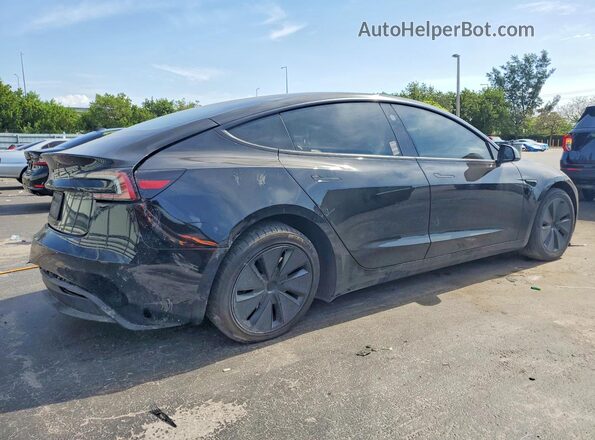 5YJ3E1EA4RF762722 2024 TESLA MODEL Black Rear right