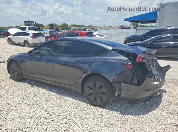 5YJ3E1EA4SF902306 2025 TESLA MODEL Серый Задняя левая четверть