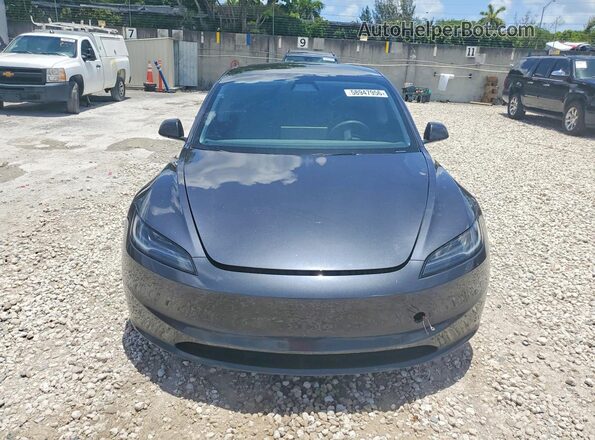 5YJ3E1EA4SF902306 2025 TESLA MODEL Серый Вид спереди