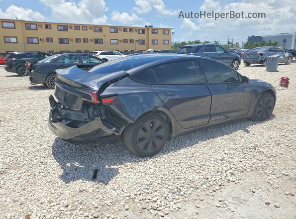 5YJ3E1EA4SF902306 2025 TESLA MODEL Серый Задняя правая четверть
