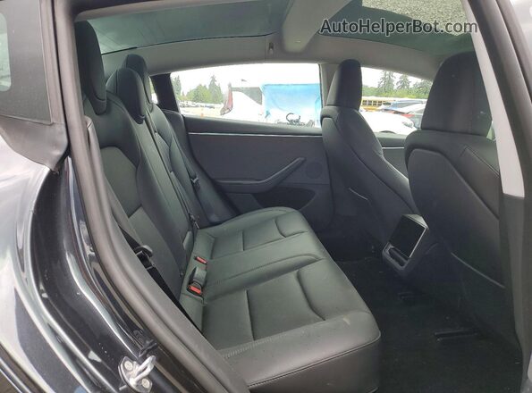 5YJ3E1EA4SF970296 2025 TESLA MODEL Gray Հետևի նստատեղերի տեսք