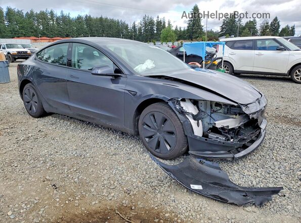 5YJ3E1EA4SF970296 2025 TESLA MODEL Gray Առջևի աջ