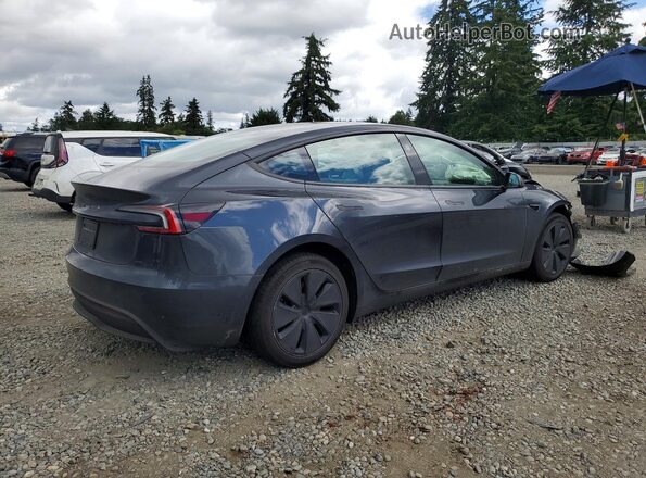 5YJ3E1EA4SF970296 2025 TESLA MODEL Gray Հետևի աջ