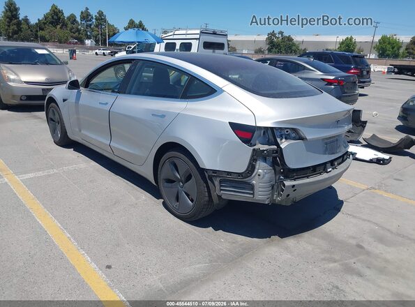 5YJ3E1EA5JF030653 2018 TESLA MODEL 3 Silver Trasero izquierdo
