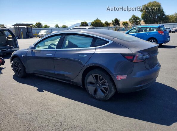 5YJ3E1EA5JF102032 2018 TESLA MODEL Gray Trasero izquierdo